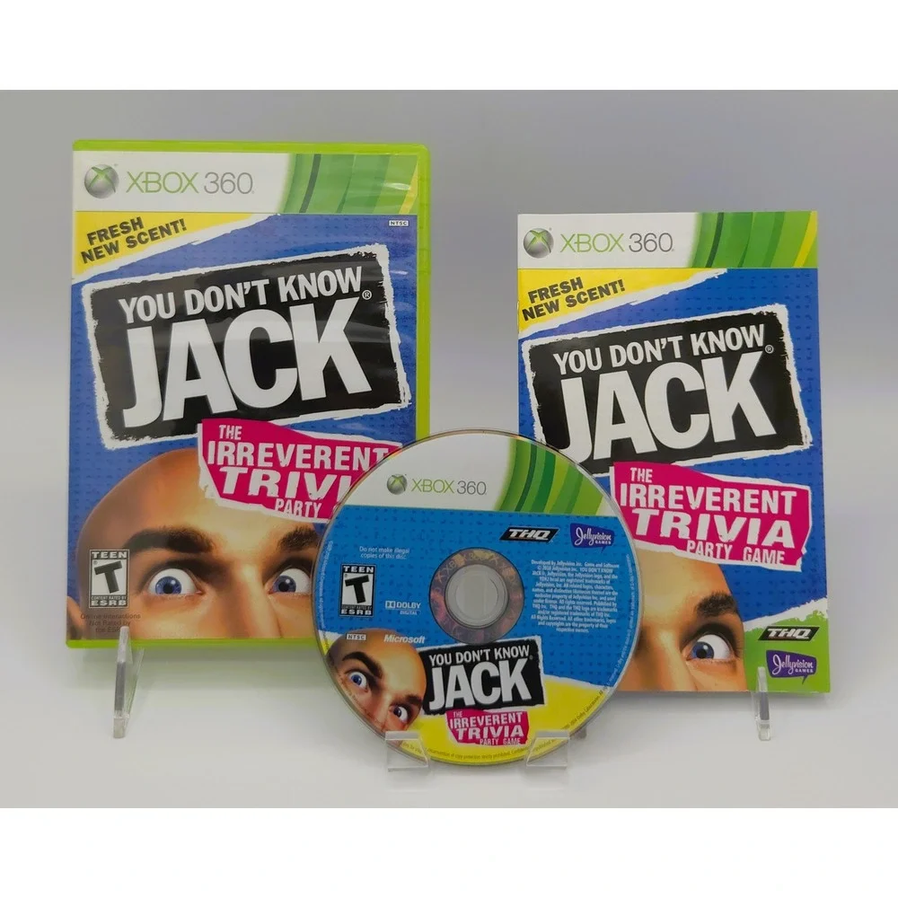 You Don't Know Jack - Microsoft Xbox 360 - Complete CIB W/ Manual - Tested